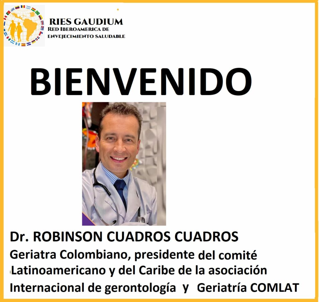 Bienvenida al Dr. Robinson Cuadros Cuadros a RIES Gaudium