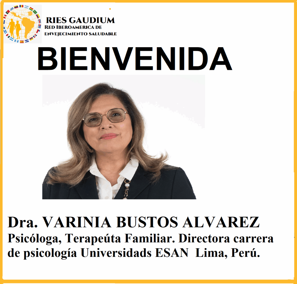 Bienvenida a la Dra. Varinia Bustos Álvarez a RIES Gaudium