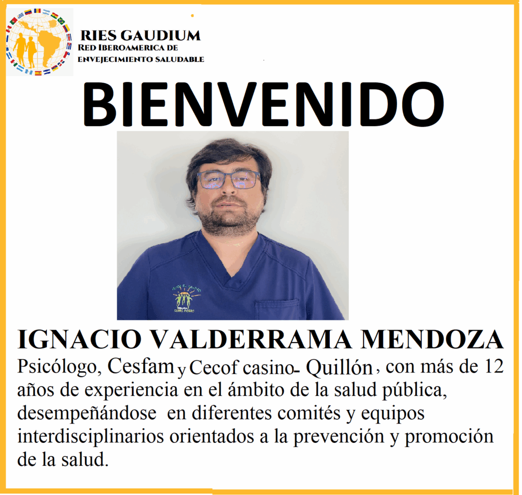 Bienvenida a Ignacio Valderrama Mendoza a RIES Gaudium